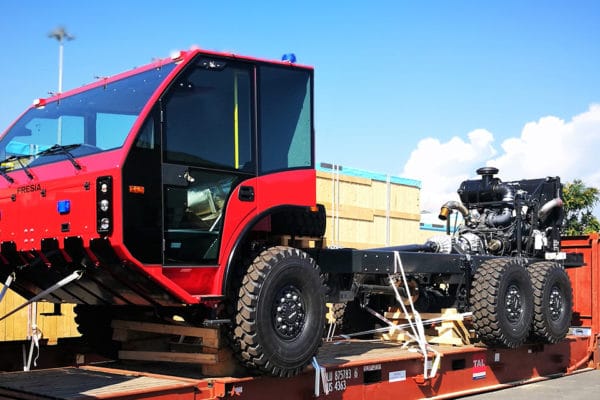 Fresia F800 ARFF Chassis with Meritor Power Divider and Allison Transmission by DLS